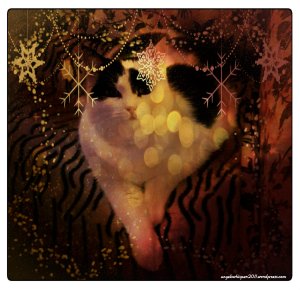 caturdayartchristmasstyle